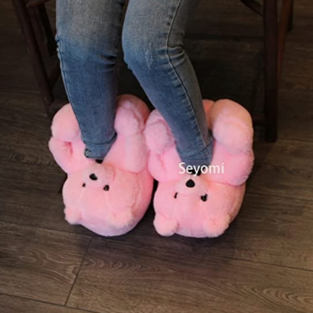 Fur Bear Slippers